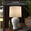 Lampe en porcelaine White Ridge