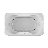 Marineo™ Illumatherapy Whisper 66" x 42" Drop in Combination Bathtub-40093891