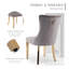 Ensemble de salle à manger 5 pièces pour 4 personnes Modern Glam-1892315704-1892315705