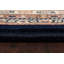Tapis brun/noir en laine wheeler Cirro-4239679