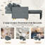 Chaise d'appoint rembourrée Heckman-692230999