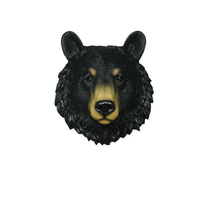 Décoration murale tête d'ours