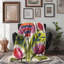 Vibrant Garden Serenade - 1 Pièce Sherpa Premium - Luxueux Art Print Design-97327149