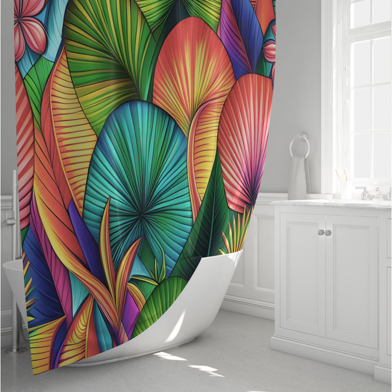 Rideau de douche Cylinda, H 72 po x l 70 po