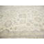 Tapis oriental unique à motif floral Oushak de style palatial 12 x 24