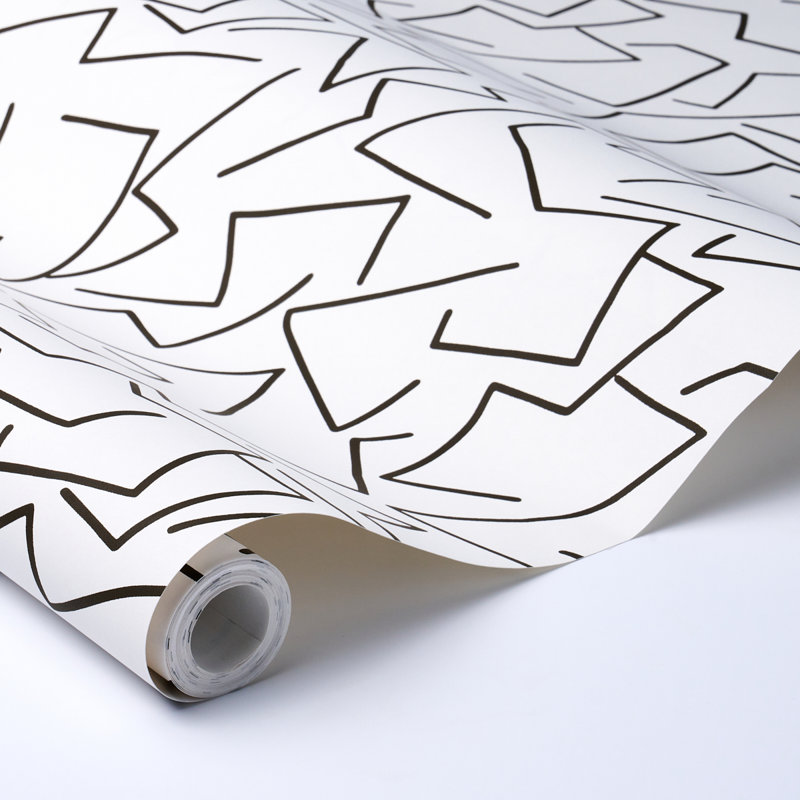 Papier peint Schumacher x Hadiya Williams Tangent, Ivoire