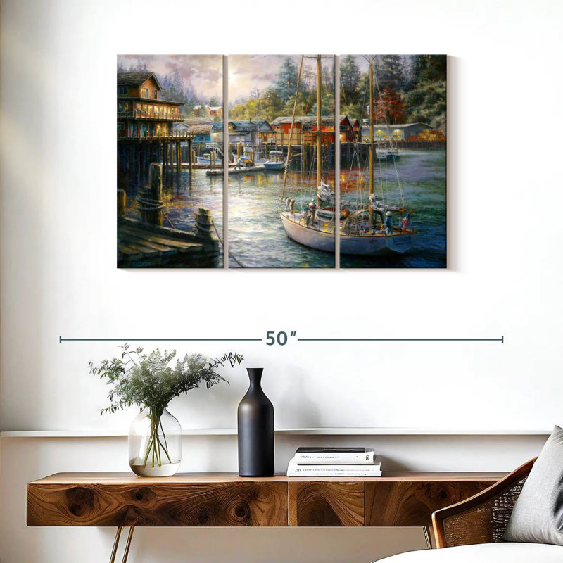 Alvord Harbor, 24" H x 38" W