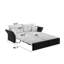 Canapé-lit convertible multifonctionnel avec coussins moelleux, idéal pour les salons et les chambres à coucher, offrant confort et polyvalence