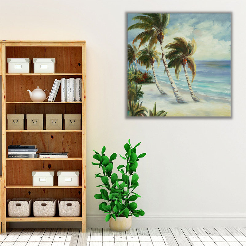 Tropical 4 - reproduction d'art sur toile, H 40 po x l 40 po