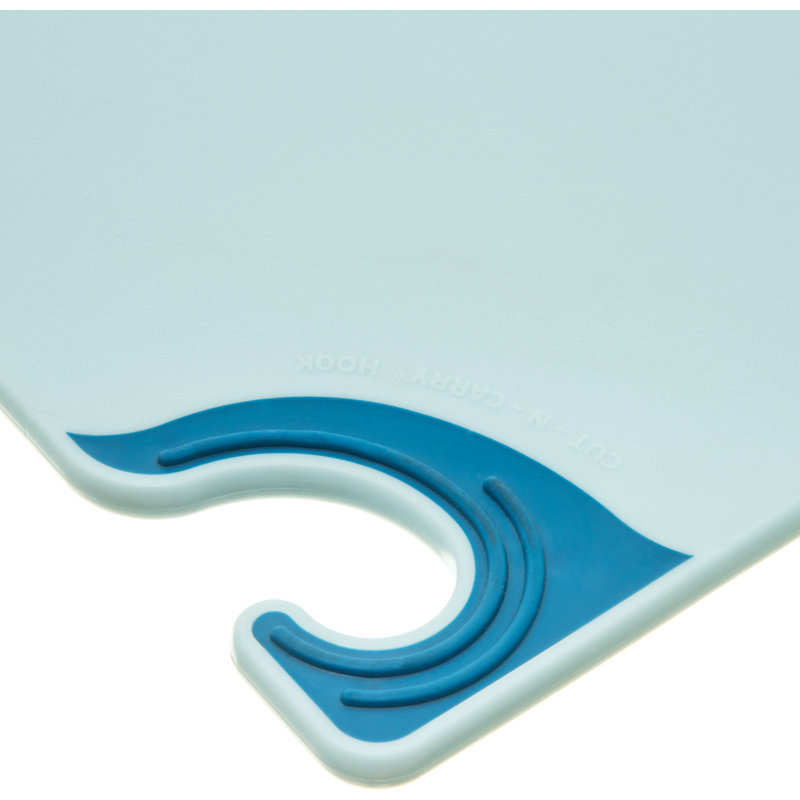 Saf-T-Grip Cutting Board, 12" W x 18" L, Blue