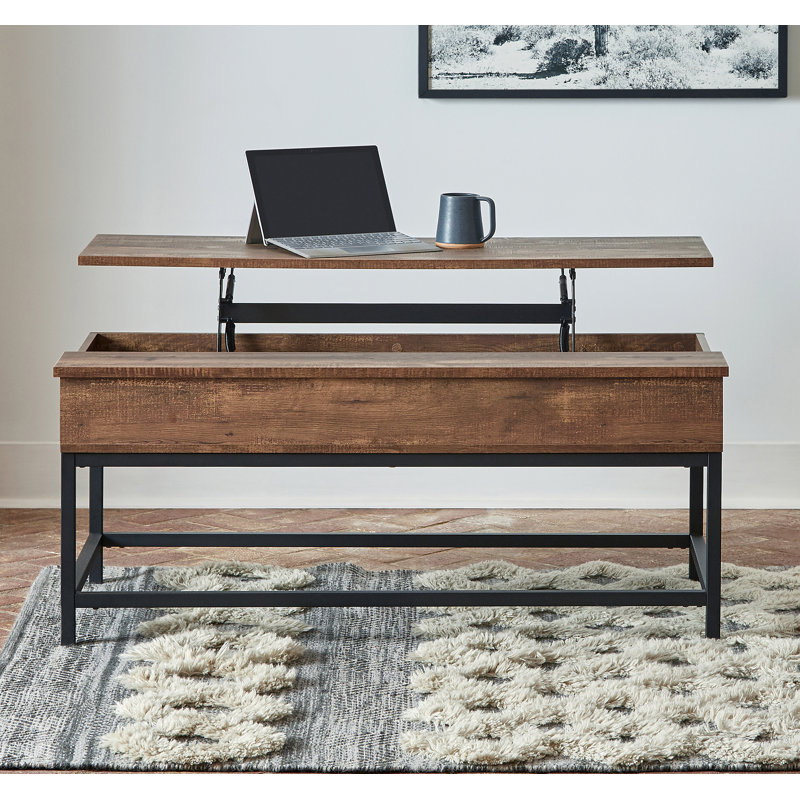 Paulk Single Coffee Table, Walnut