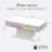 Led Coffee Table White