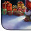 Tapis de vaisselle Akita and Santa Claus