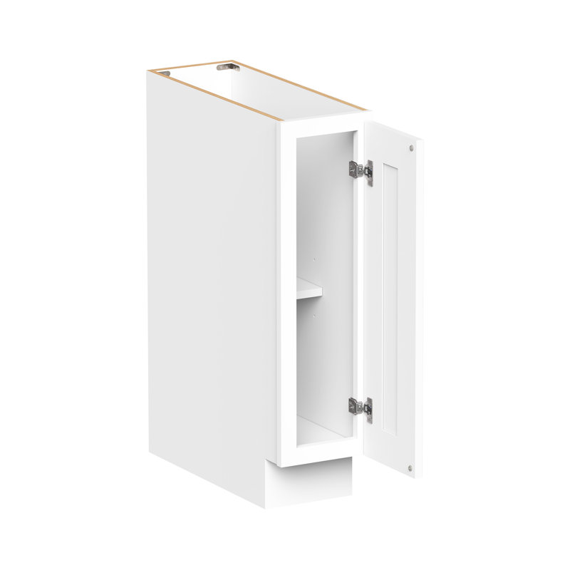 Armoire de cuisine à porte pleine grandeur L 9 po x P 24 po x H 34,5 po prête à assembler