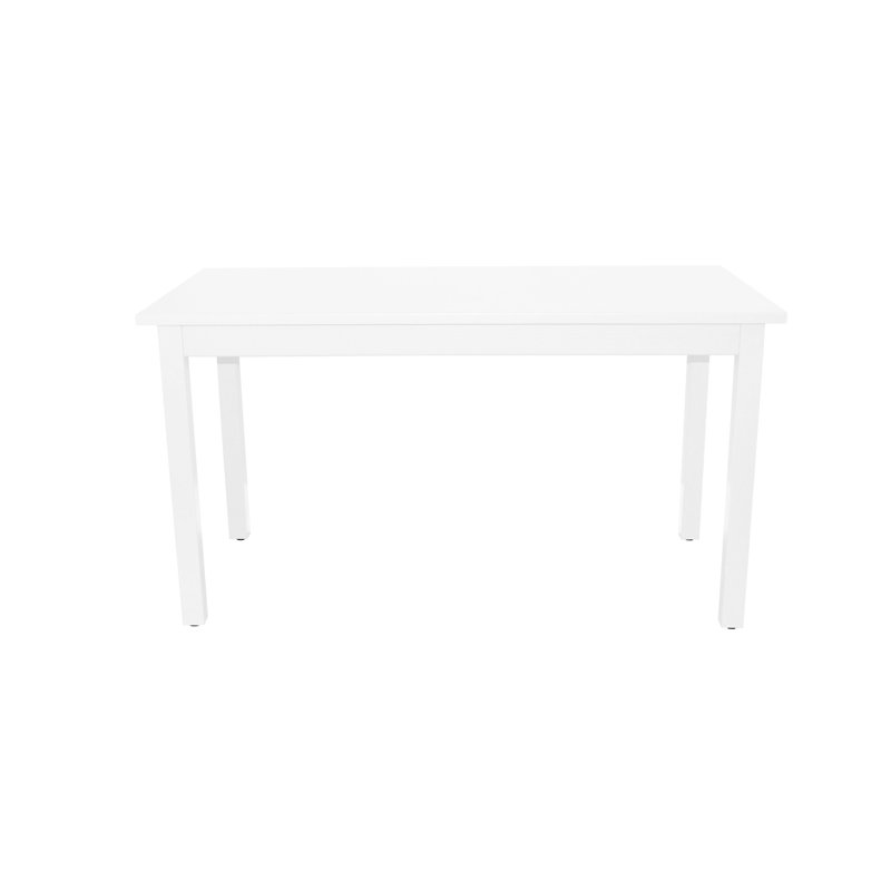 Console en bois massif 55 po Mariotti, Blanc
