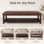 Banc de rangement en similicuir Valma-1167827790