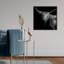 Realistic Black And White Highland Cow Photography Print by Oliver Gal-69341780-69341779