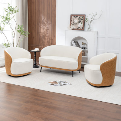 Stith-3 - Piece Velvet Living Room Set