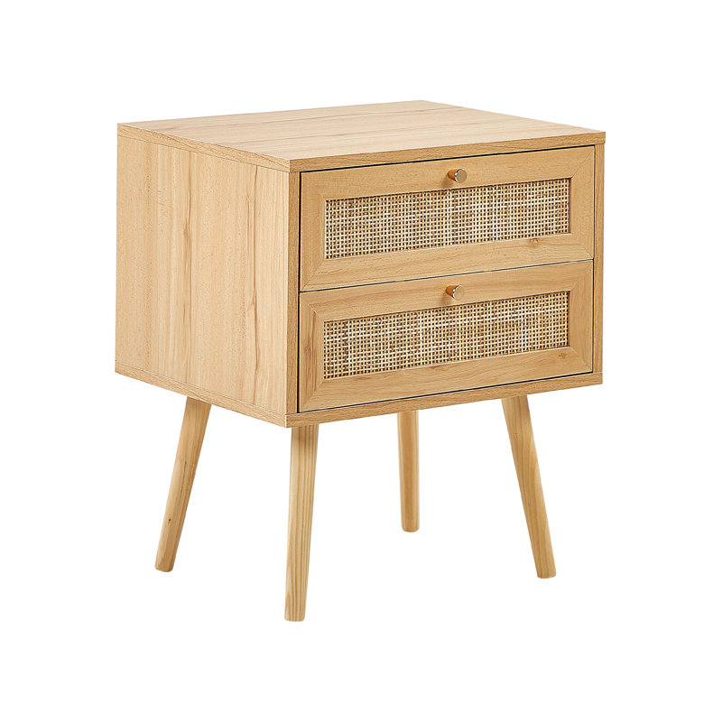 Jemnice 48cm W Solid Wood Bedside Table