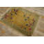 Antique Art Deco Small Scatter Size Wool Yellow / Gold / Orange Rug