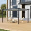 10x20ft Aluminium Pergola with Retractable Roof-575306552-575306558