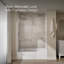 Aerie Curved Bath Screen