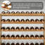 Wine Bottle Rack Brown-350025395