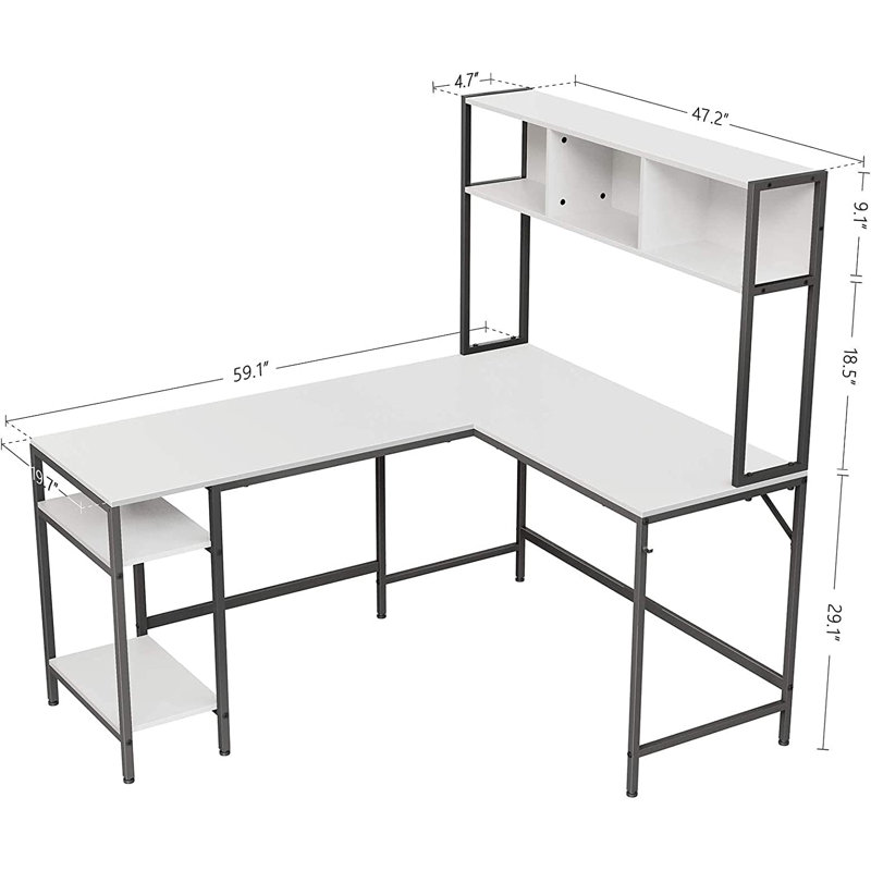 Kornexl Steel Computer Desk