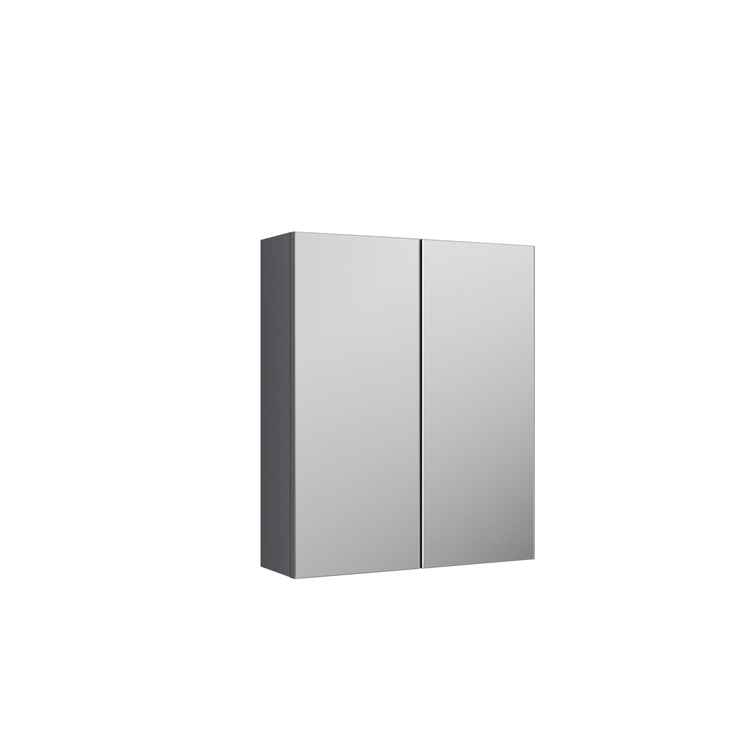 Arno 600mm W 715mm H Surface Frameless Medicine Cabinet Mirror 1 Fixed