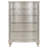 Katerina Silver Oak 5-Drawer Chest With Hidden Drawer