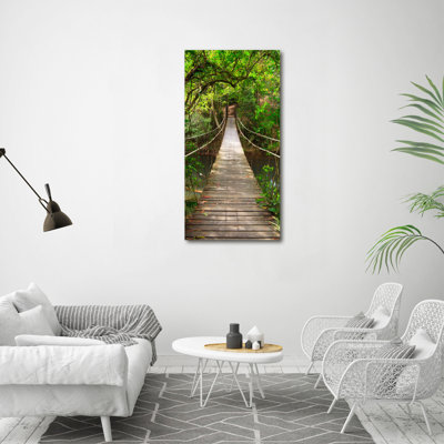 Suspension Bridge - Wrapped Canvas Print