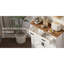 Armoire de rangement de cuisine en blanc moderne - Buffet à 2 tiroirs et portes pour le salon, la salle à manger et la salle à manger pouvant accueillir plusieurs articles saisonniers avec cafetière-969332021