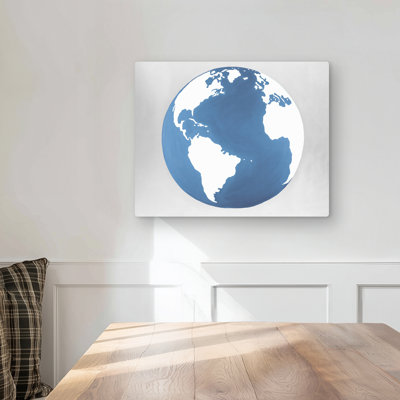 The Earth - Office Travel & Maps Metal Print for Home Decor