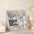 Bookshelf, 4-Tier Wooden Book Shelf For Small Space-1362639838
