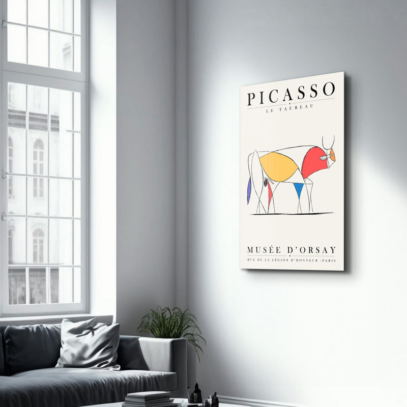 Peinture décorative en verre trempé