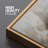 Bold Neutral Abstract Artwork with Black and Ochre Forms, Living Room Pictures, Framed Canvas Giclee Print Wall Art-562263105-562263135