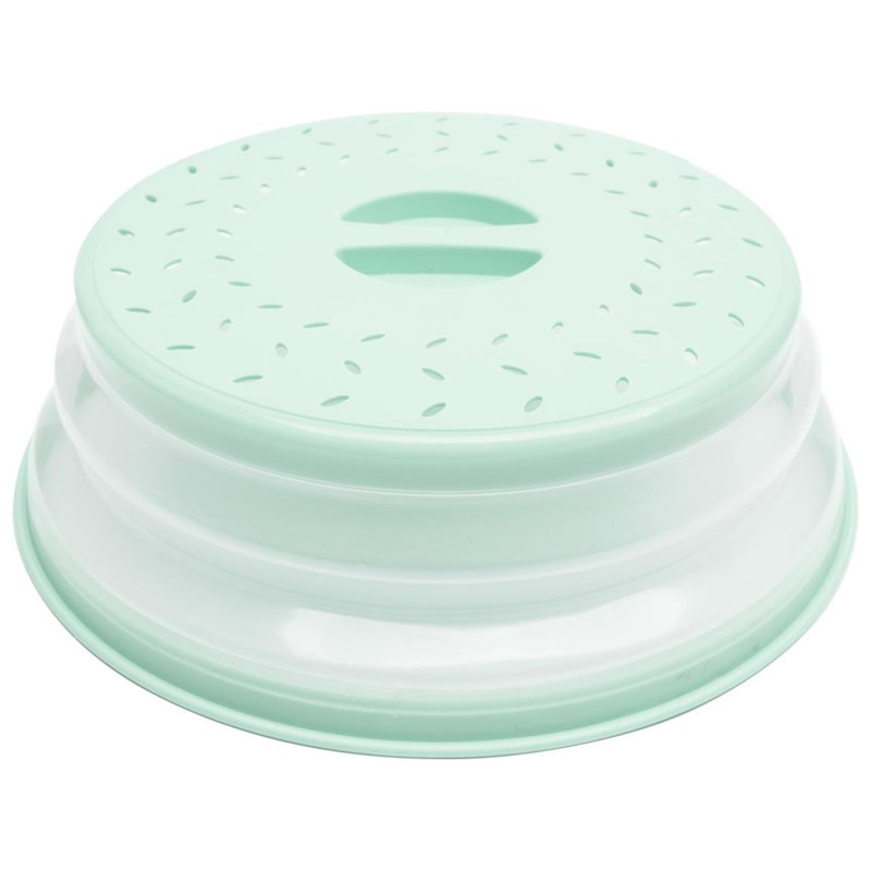 Housse anti-éclaboussures pliable pour micro-ondes 10,5 po avec évents, Menthe