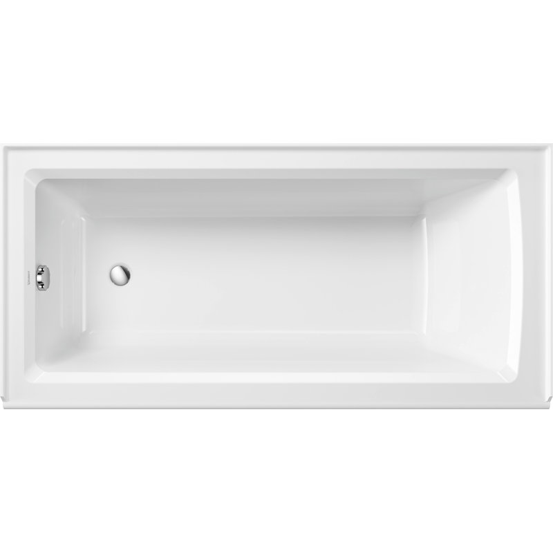 Duravit Architec 66" x 32" Alcove Bathtub