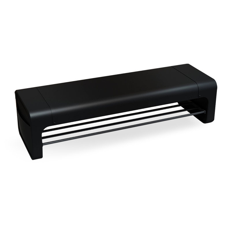 Banc de rangement rembourré pour chaussures 47,24, Noir