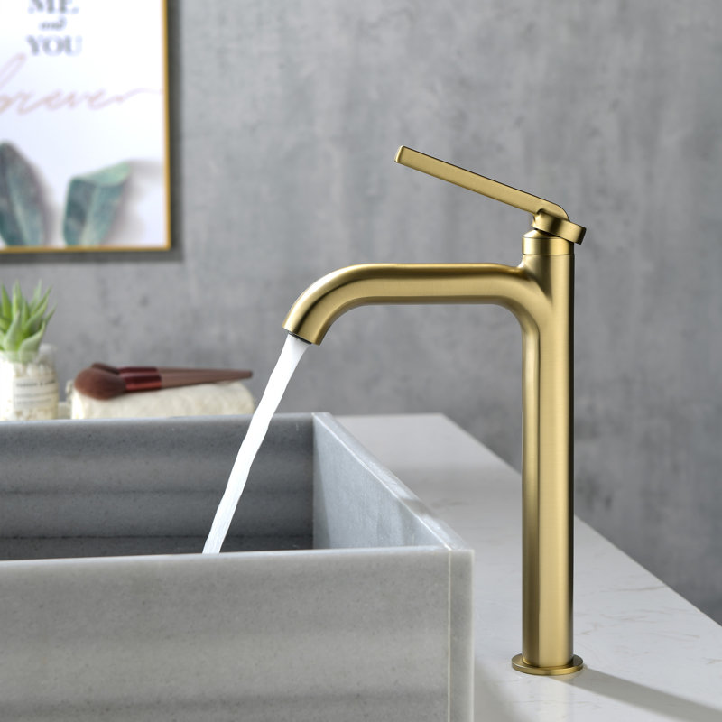 Robinet de lavabo vasque à poignée simple