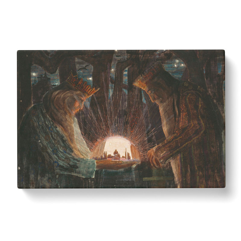 Fairy Tale Of Kings by Mikalojus Konstantinas - Wrapped Canvas Painting, 50cm H x 76cm W x 3cm D
