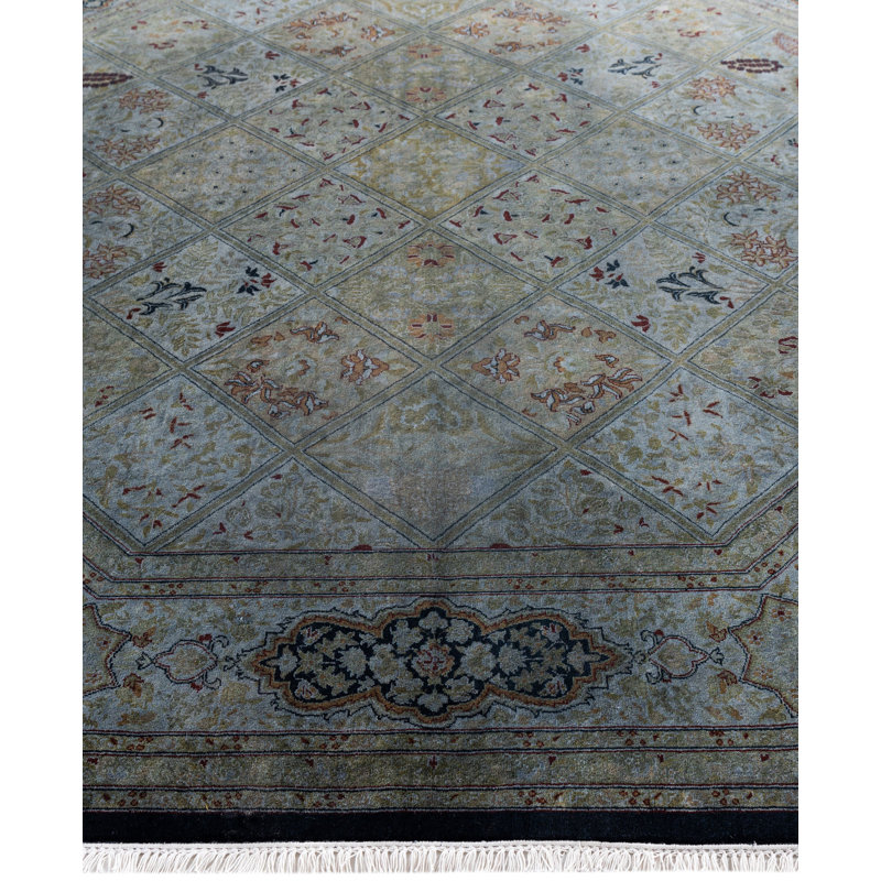 Overdyed One-of-a-Kind 7' 1" X 7' 1" Hand Knotted Area Rug