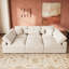 Canapé-lit modulaire avec rangement Bouley Beige-900277143