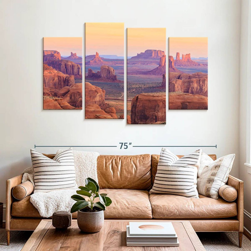 Paysage d'Alvord Monument Valley, H 42 po x l 68 po