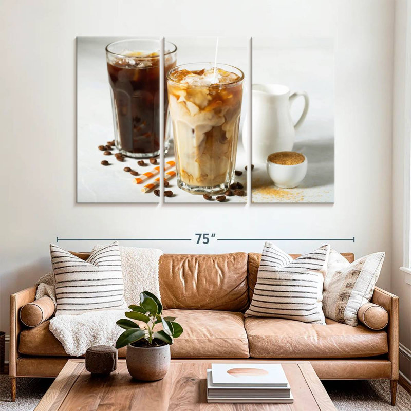Yarlin Refreshing Cold Coffee, 42" H x 65" W