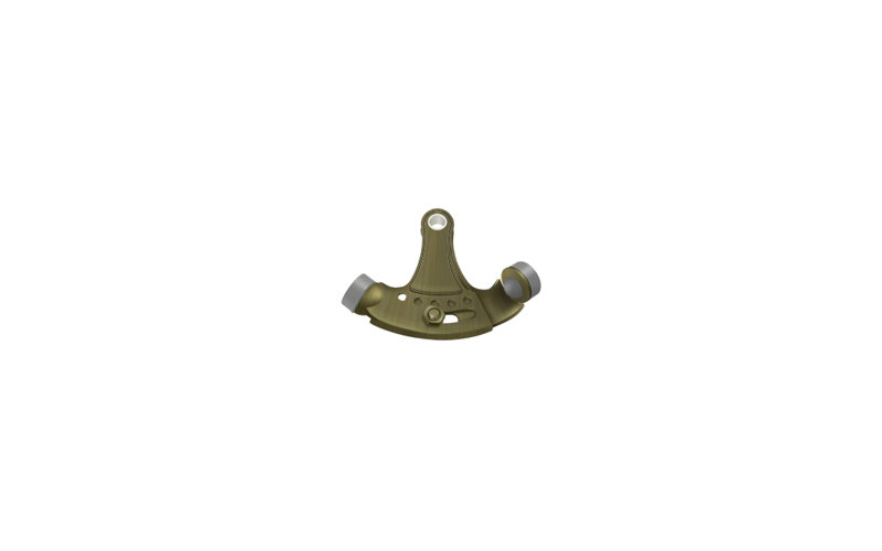 Kick Stop, Antique Brass