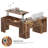 Swapan 56'' Lift Top L-Shaped Desk with Drawers and Power Outlets, Executive Desk-1943343506