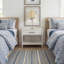 Table d'appoint Uttermost Bales blanc cassé