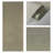 Cornsilk 10-Panel Double Rail White Panel Track Extendable 120"-218"W x 94"H, Panel width 23.5"