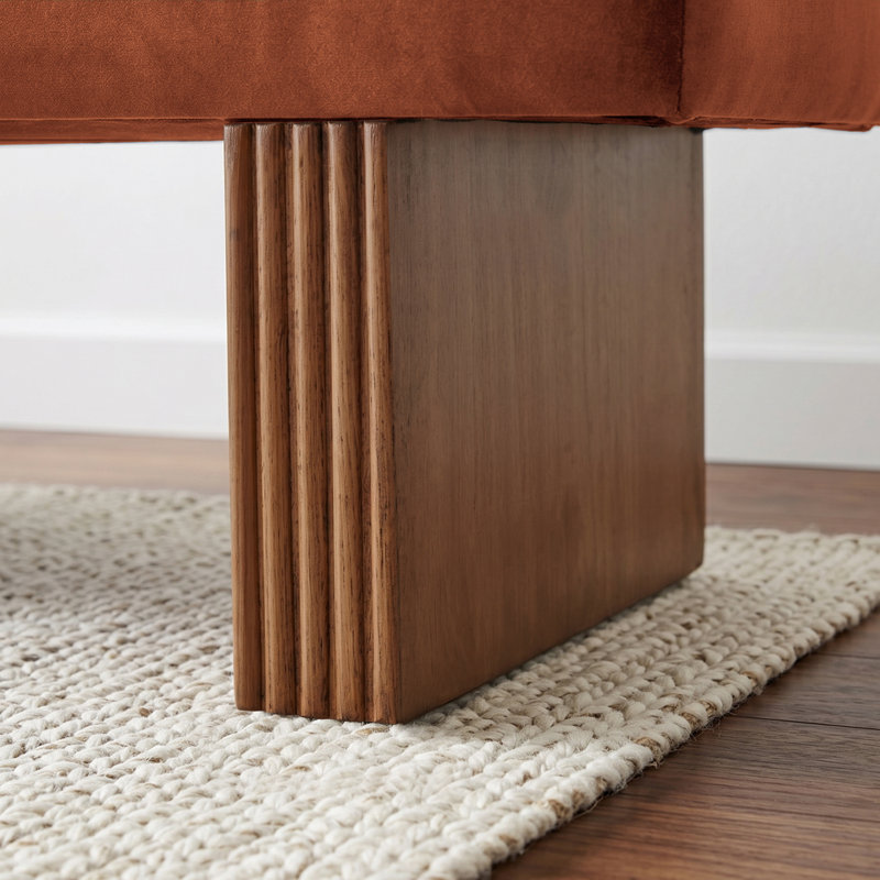 Banc de chambre 54 po, Orange